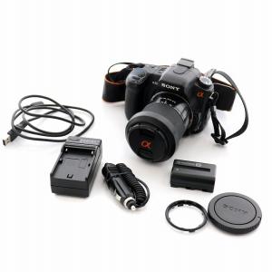 ソニー SONY α350 DSLR-A350 デジタル一眼レフ カメラ レンズ セット f3.5-5.6 18-70mm N50 ショルダーバッグ付き 黒 ブラック /AQ ■GY27｜vectorpremium