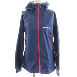 モンベル Montbell レインダンサー ジャケット ゴアテックス GORE-TEX ナイロン 収納袋付 1128341 L 青 ブルー ■GY18 /MW レディース｜vectorpremium