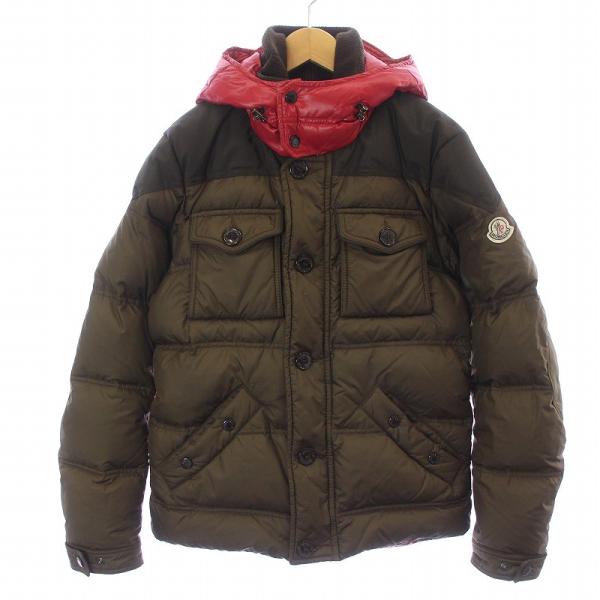 MONCLER RENTILY レンティリー ダウンジャケット フード付き ナイロン バイカラー 切...