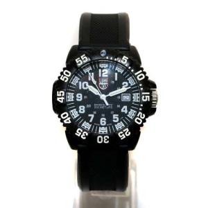 ルミノックス LUMINOX NAVY SEAL ネイビーシールズ 時計 ウォッチ クオーツ アナログ 3針 ラバーバンド デイト 黒 3050/3950｜vectorpremium