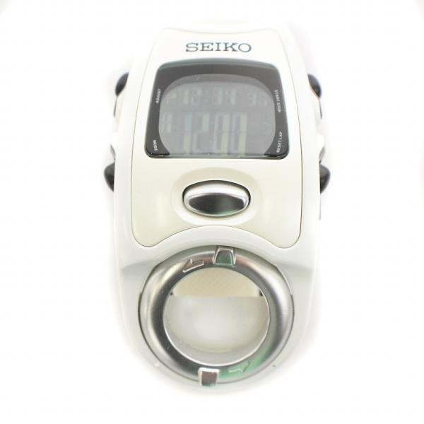 セイコー SEIKO エアプロ AIR PRO 腕時計 デジタル クォーツ 10気圧防水 稼働品 白...