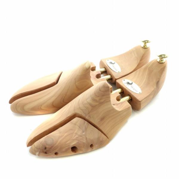 スレイプニル Sleipnir シューツリー 木製 靴用品 ロゴ L 26.5cm〜27cm 茶色 ...
