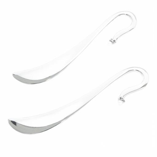 ミキモト MIKIMOTO ブックマーク 栞 2点セット まとめ パール装飾 シルバーカラー 銀色 ...