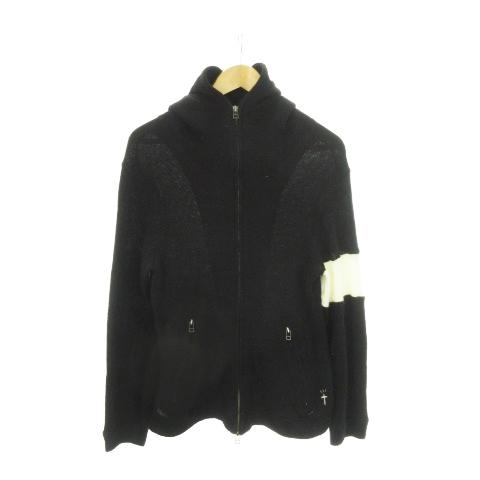 コードナンバーエイト CHORD NUMBER EIGHT ニットパーカー ダブルジップ 長袖 刺繍...