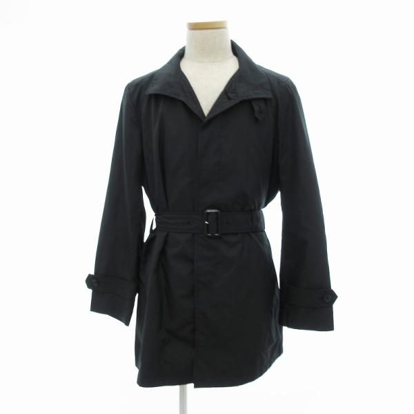 リンドストーム LINDSTORM コート ジャケット 比翼 スタンドカラー M 黒 /JS メンズ