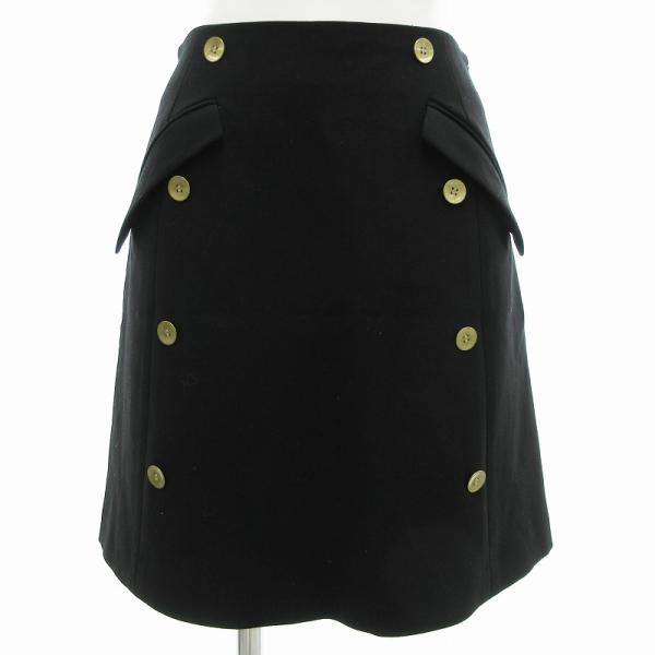 ジュエルチェンジズ Jewel Changes アローズ ミニスカート ダブルボタン 36 黒 /J...