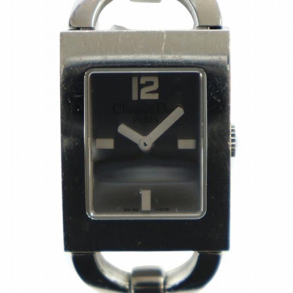 クリスチャンディオール Christian Dior マリス ブレスウォッチ 腕時計 スクエア クォ...