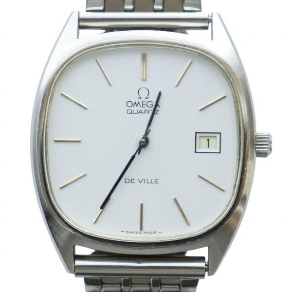 オメガ OMEGA ジャンク品 DE VILLE デビル 腕時計 ウォッチ クォーツ デイト スクエ...