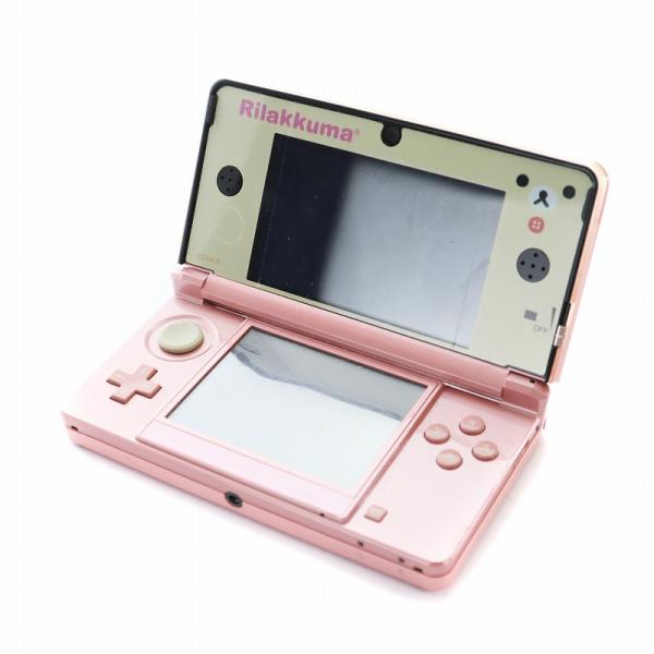ニンテンドー Nintendo 3DS リラックマ ゲーム機 本体 ロゴ 通電・動作確認済み ピンク...