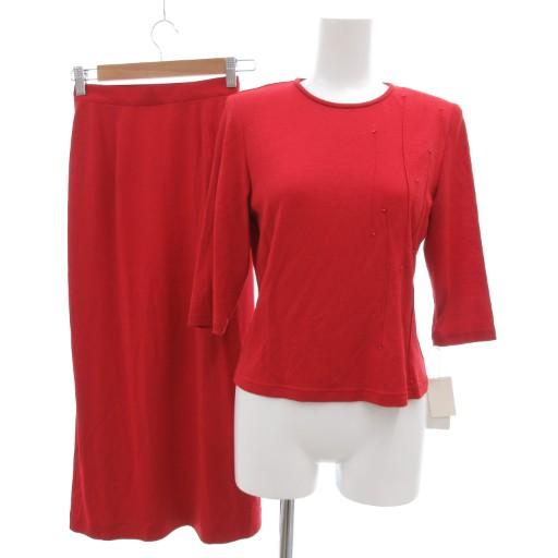 未使用品 ハーディエイミス HARDY AMIES タグ付き セットアップ ニット カットソー Tシ...