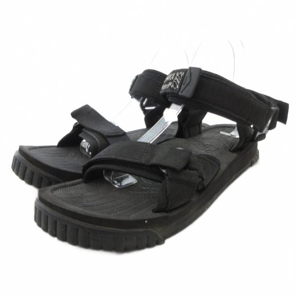 SHAKA スポーツサンダル ベルクロ ロゴ 約28cm 黒 ブラック /JS メンズ