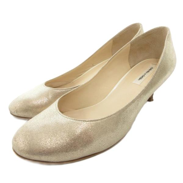 オデットエオディール Odette e Odile アローズ パンプス ラメ アーモンドトゥ 24c...