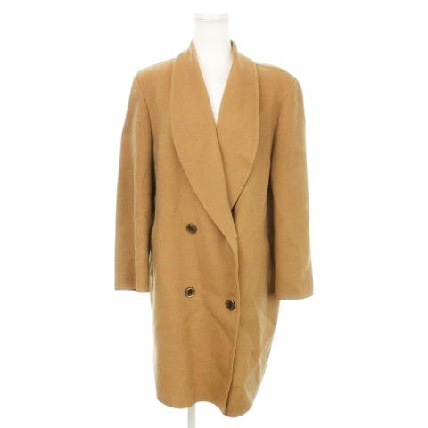 JeanVelkone ロングコート ダブル 背抜き カシミヤ混 F 茶 ブラウン /MN3 レディ...