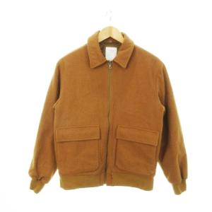 ビーミングバイビームス B:MING LIFE STORE by BEAMS 中綿ジャケット ステンカラー ジップアップ 内側キルティング S 茶