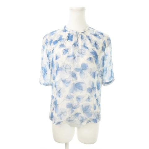 トゥモローランドコレクション TOMORROWLAND collection 五分袖ブラウス キーホ...