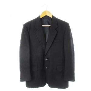 MULAS BY OHGA Co, テーラードジャケット 背抜き シングル ヘリンボーン ストライプ L 濃紺 ダークネイビー /CK3 メンズ