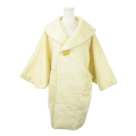 オンワード Onward 和装コート ロングコート シャギー 比翼 88 M 白 ホワイト /MN3...