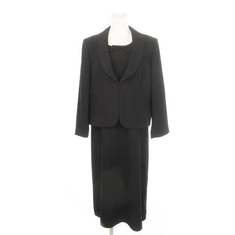 リリーバーン LILYBURN 東京ソワール ブラック フォーマル セットアップ 2点 セット ジャ...