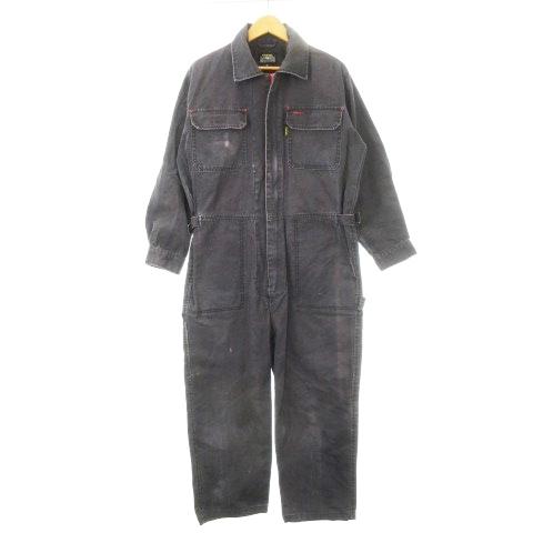 イーブンリバー EVENRIVER 作業服 つなぎ オールインワン デニム M グレー /AH24 ...