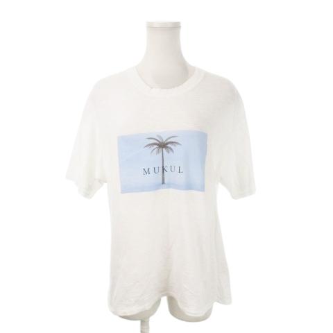 カバナ Cabana MUKUL TEE Tシャツ カットソー ラウンドネック 半袖 立体縫製 プリ...