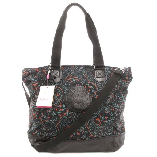 未使用品 KIPLING タグ付き ショッパー コンボ トート ハンドバッグ ショルダー 2WAY ...