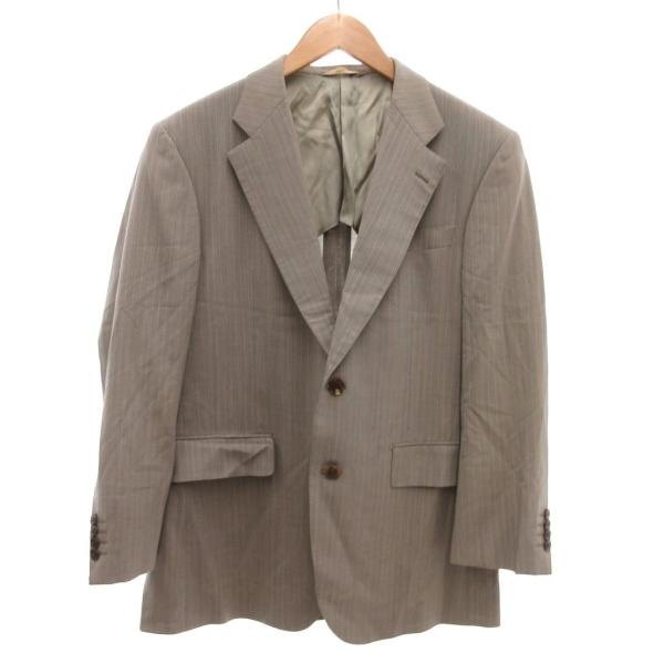 ミラショーン mila schon テーラードジャケット ストライプ ウール 96AB5 グレー /...