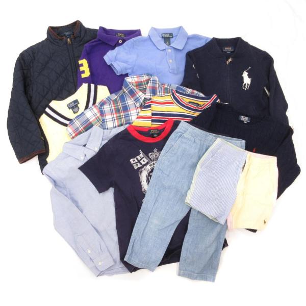 ラルフローレン RALPH LAUREN 12点セット シャツ カットソー パンツ チェック 100...