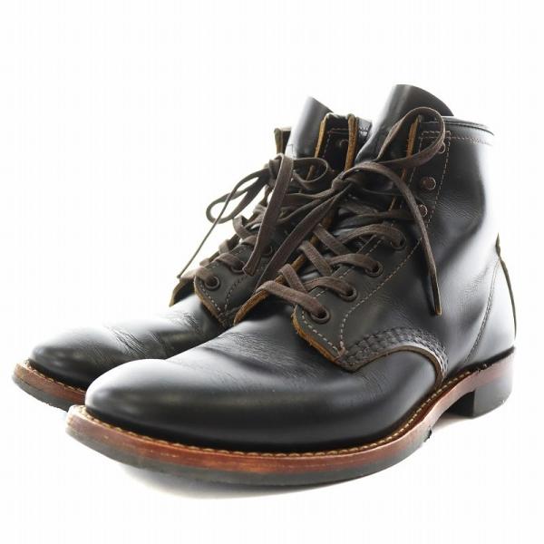 レッドウィング REDWING ベックマン フラットボックス ショートブーツ レースアップ レザー ...