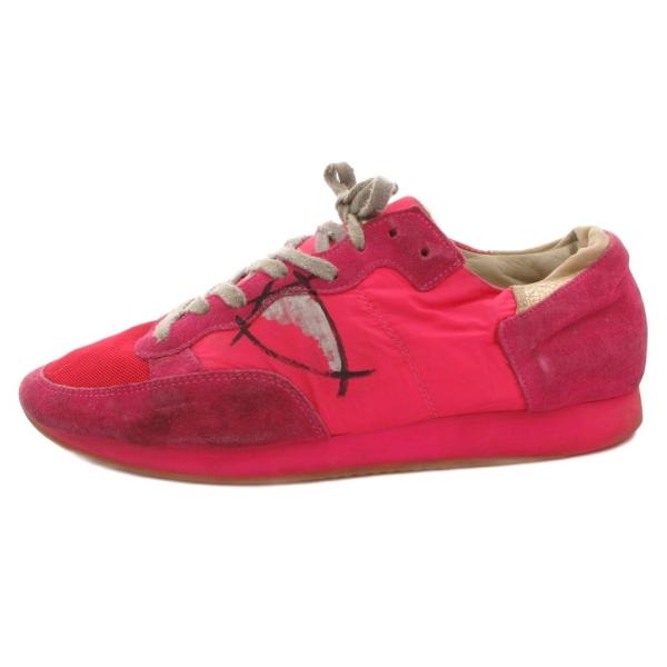 フィリップモデル PHILIPPE MODEL TROPEZ スニーカー シューズ ローカット スエ...