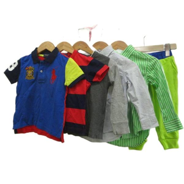 ポロ ラルフローレン POLO RALPH LAUREN 子ども服6点セット カットソー 3 グレー...