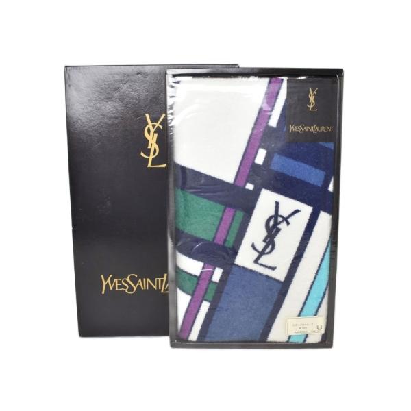 未使用品 イヴサンローラン YVES SAINT LAURENT スポーツタオル マルチカラー ■G...