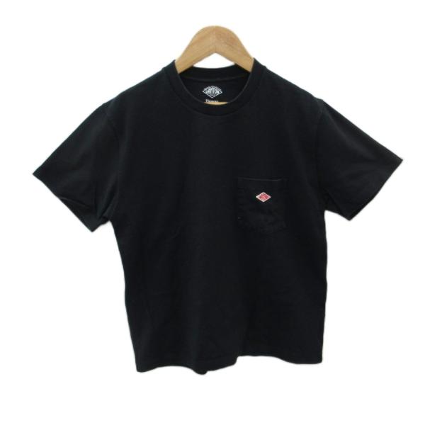 ダントン DANTON Tシャツ カットソー 36 S 黒 クルーネック 半袖 /SY43 ■GY6...