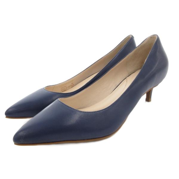 コールハーン COLE HAAN WATER PROOF パンプス ローヒール ポインテッドトゥ レ...