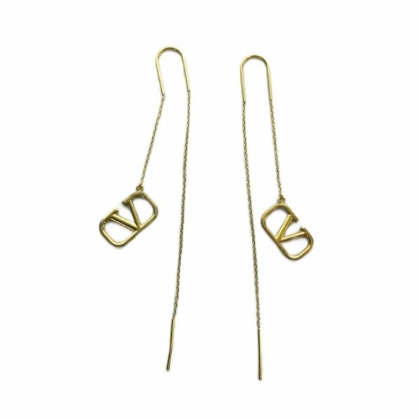 ヴァレンティノ ヴァレンチノ  VALENTINO ロングピアス アクセサリー ロゴ 両耳用 ロゴ ...