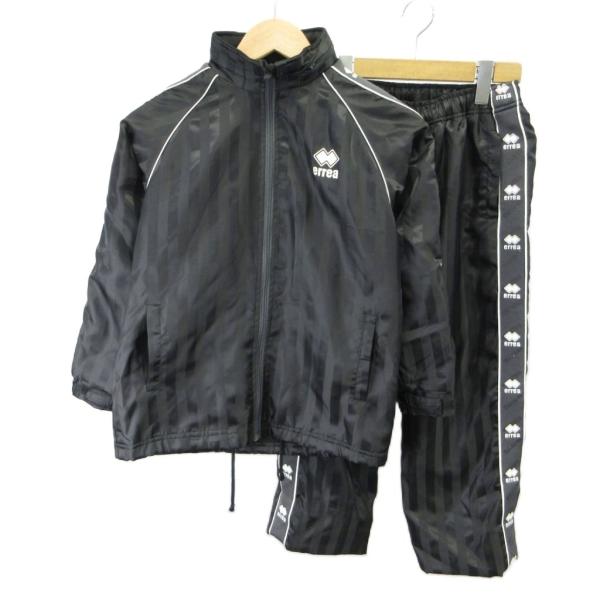 エレア errea 子ども服 ジャージ セットアップ 140 黒 ブラック 長袖 /RN ■GY12...