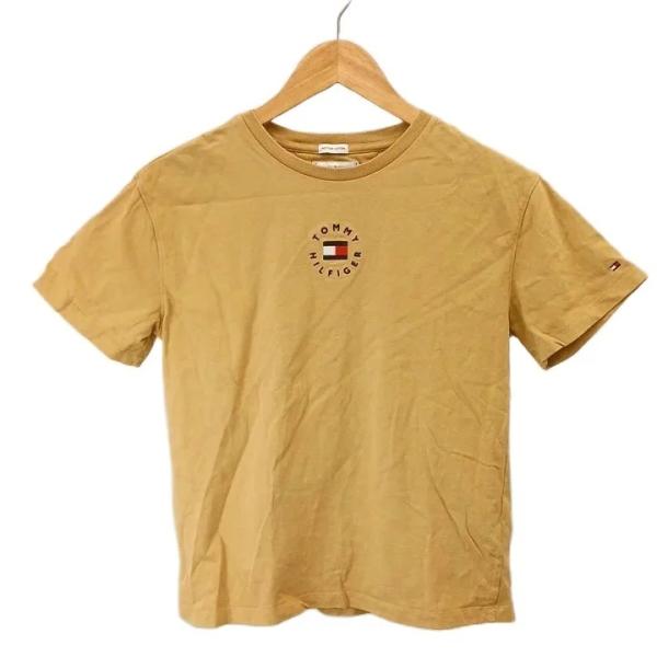トミーヒルフィガー TOMMY HILFIGER Tシャツ トップス ロゴ刺繍 半袖 クルーネック ...