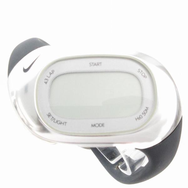 ナイキ NIKE ジャンク品 Triax Mia 腕時計 デジタルウォッチ シルバーカラー ダークグ...