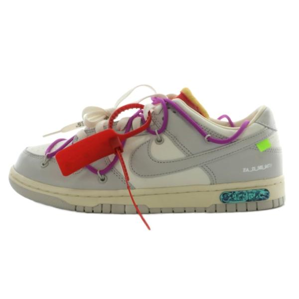 未使用品 NIKE Dunk Low 1 of 50 45 × Off-White スニーカー レザ...