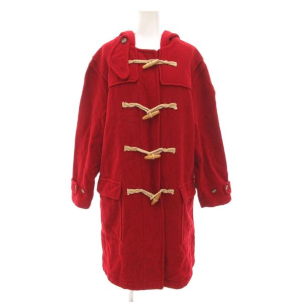 アリスバーリー Aylesbury 東京スタイル ダッフルコート ウール ミドル ハーフ M 赤 /...