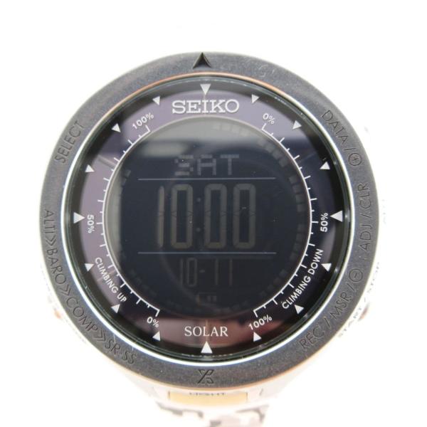 セイコー SEIKO プロスペックス アルピニスト 山の日記念モデル 腕時計 ソーラー デジタル ラ...