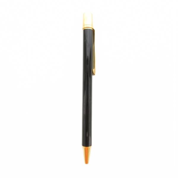 カルティエ Cartier must マスト ボールペン ツイスト式 ブラック ゴールドカラー /U...