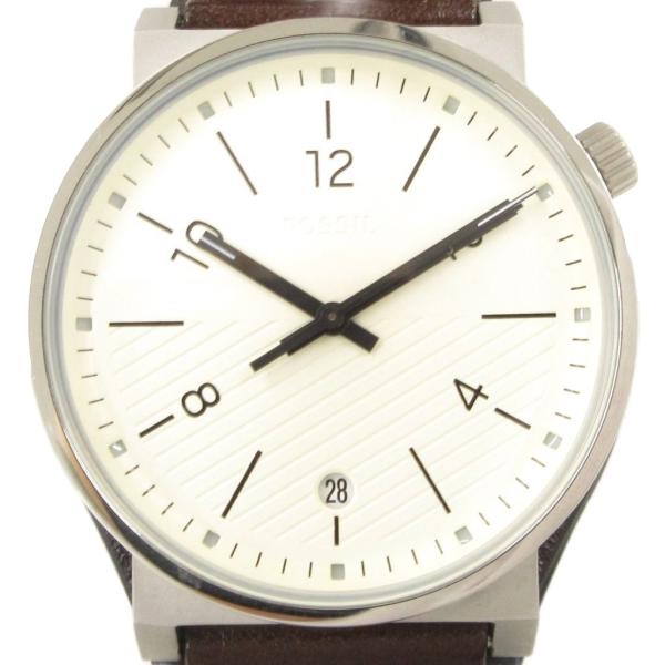 フォッシル FOSSIL 腕時計 FS5510 アナログウォッチ クォーツ ラウンド シルバーカラー...