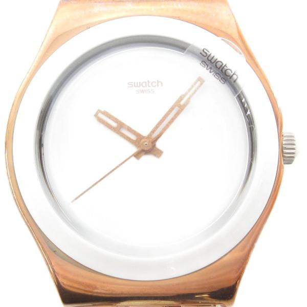 スウォッチ SWATCH ジャンク品 ROSE PEARL 腕時計 YLG121G アナログウォッチ...
