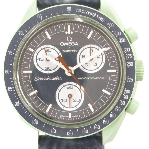 オメガ OMEGA SWATCH MISSION ON EARTH 腕時計 SO33G100 アナロ...