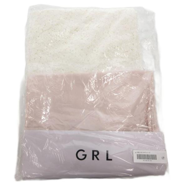 未使用品 グレイル GRL 花柄レース浴衣セット 帯付き F 白 ホワイト ピンク gi1402 /...