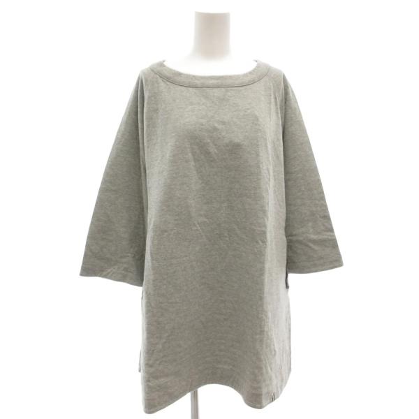 未使用品 グリーンノート gree*n[nout] タグ付き チュニック カットソー スウェット地 ...