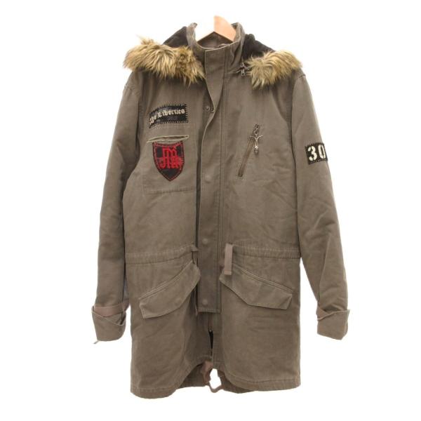 ジューシークチュール JUICY COUTURE モッズコート ロング フェイクファー フード ワッ...