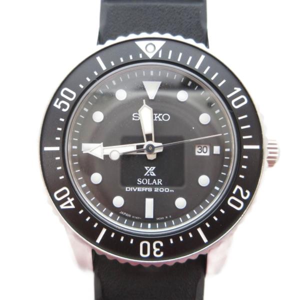 セイコー SEIKO プロスペックス ダイバースキューバ ウォッチ 腕時計 ソーラー アナログ カレ...