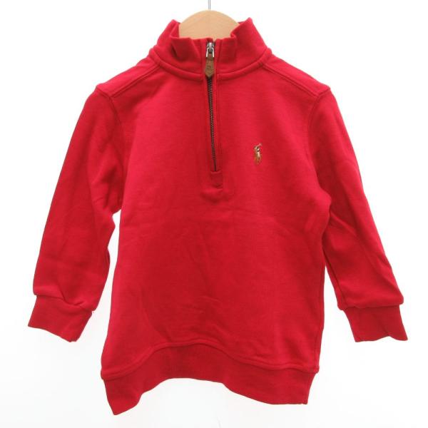 ラルフローレン RALPH LAUREN ハーフジップトレーナー 長袖 プルオーバー ロゴ コットン...