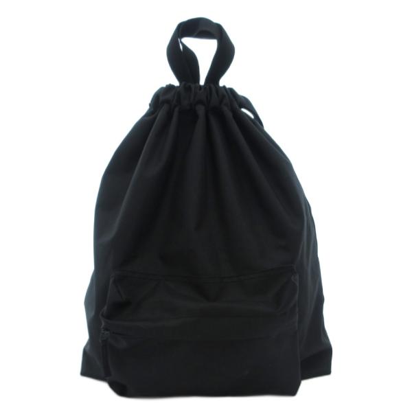 無印良品 良品計画 巾着リュックサック トートバック 2WAY 22L 黒 ブラック EFE52A3...